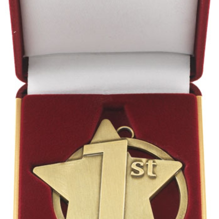 1st 2nd 3rd Place  Star Medal in Luxury Box Series