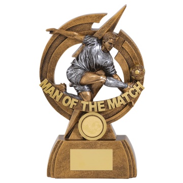 FOOTBALL"MAN OF THE MATCH" 8" (205MM)