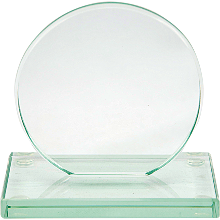 All Activity Prestige Glass Plaque and Base For Engraving or Printing 4 sizes