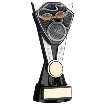 Two Tone  Stand  Swimming Goggles and Watch and Silver  Black  4 sizes