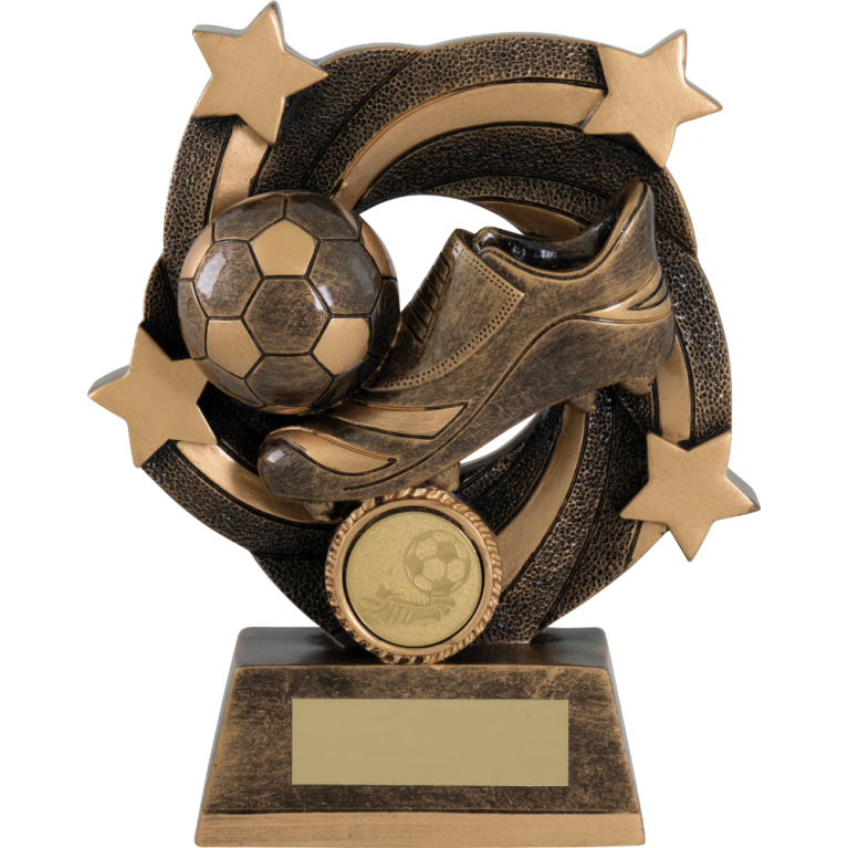 Boot and Ball in Antique Gold for 1" Centre 3 sizes