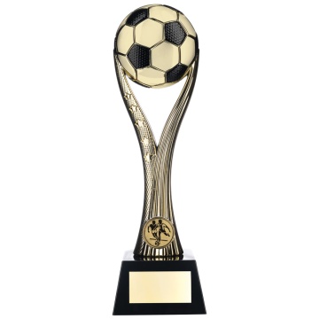 Two Tone Football Ball  on Stand in   6 Colours