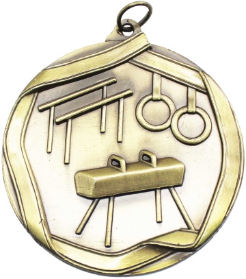 Gymnastic Medal Finish 60 mm