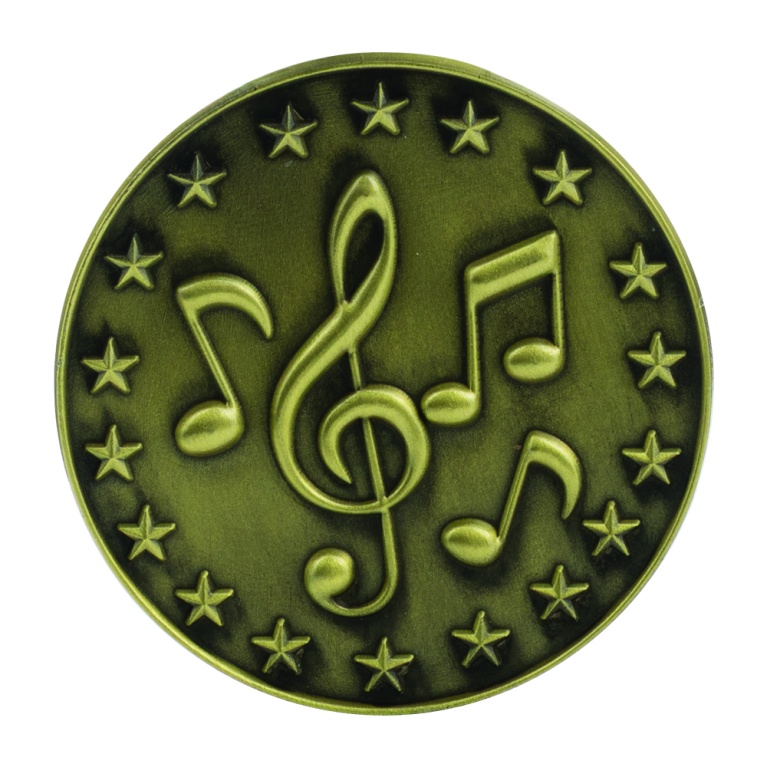 50mm Sports Trim in Ant Gold  Music