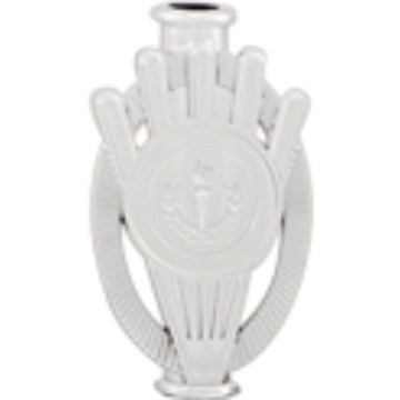 Bright Silver Stem/Riser with 1" centre 3 sizes