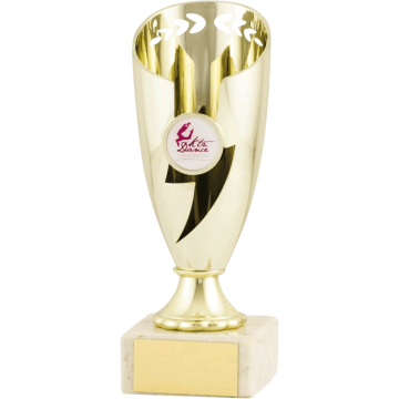 All Activity with Bright gold Abstract Top gold and 1" Centre Trim Marble Base in 2 sizes