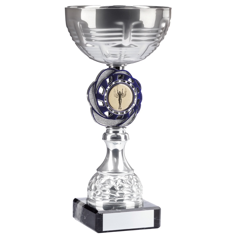 Bright Silver Tone    Cup Trophy  in 3 sizes