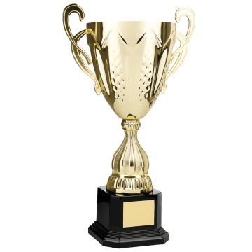 Bright Gold Conical Cup with Handles  4 sizes