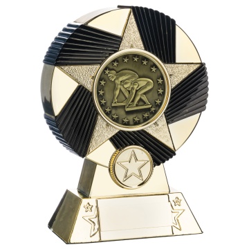 Two Tone  Stand  Swimmers Bright Gold and Black  4 sizes