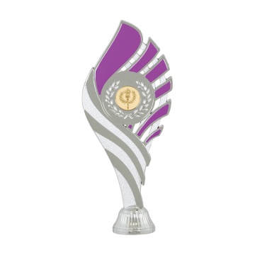 Plastic Holder Silver Purple